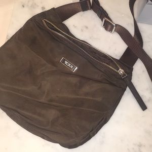 Brown tumi purse